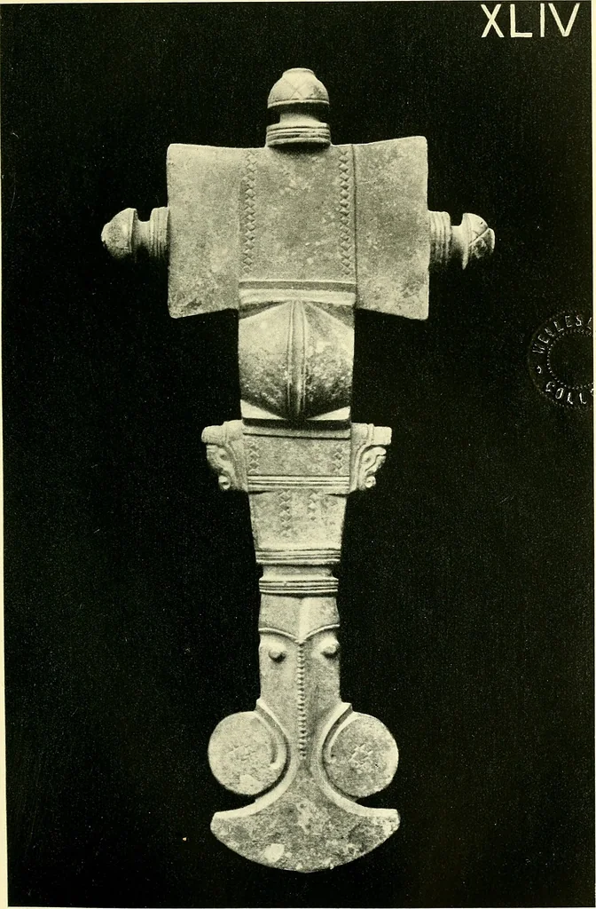 An illustration from The arts in early England, 1903, leaf 402