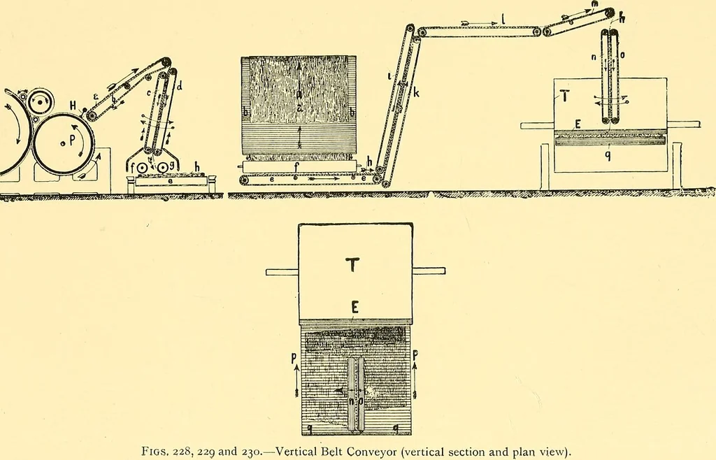 An illustration from Textile raw materials and their conversion into yarns : (the study of the raw materials and the technology of the spinning process) a text-book for textile, trade and higher technical schools, as also for self-instruction ; based upon the ordinary syllabus and curriculum of the Imperial and Royal Austrian weaving schools, 1901, leaf 364