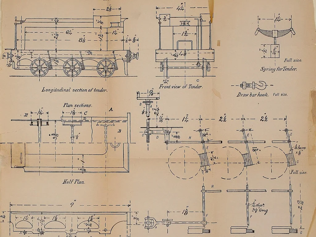 An illustration from Model engine construction, with practical instructions to artificers and amateurs, 1894, leaf 406
