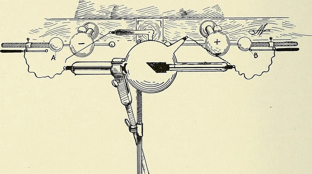 An illustration from Practical electro-therapeutics and X-ray therapy : with chapters on phototherapy, X-ray in eye surgery, X-ray in dentistry, and medico-legal aspect of the X-ray, 1912, leaf 213