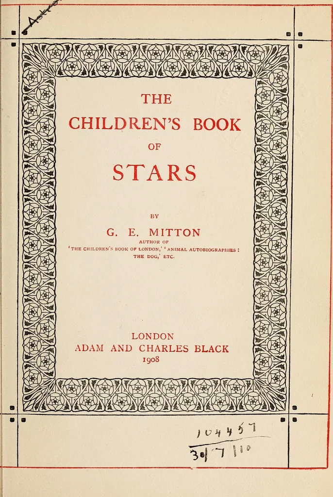An illustration from The children's book of stars, 1908, leaf 10