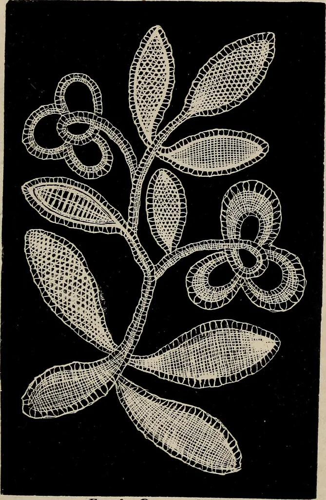 An illustration from The Honiton lace book, 1875, leaf 26