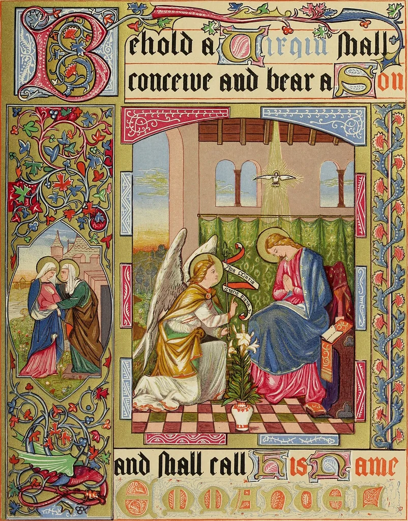 An illustration from A Christmas carol, 1873, leaf 24