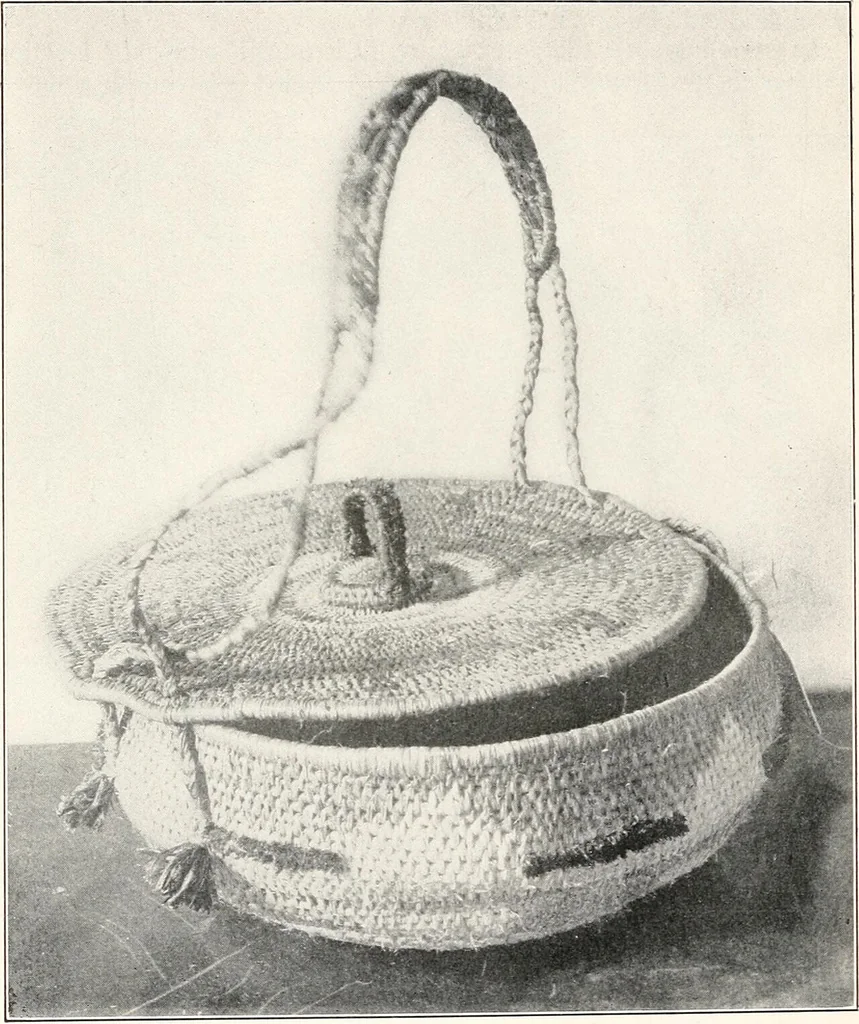 An illustration from How to make Indian and other baskets, 1903, leaf 17