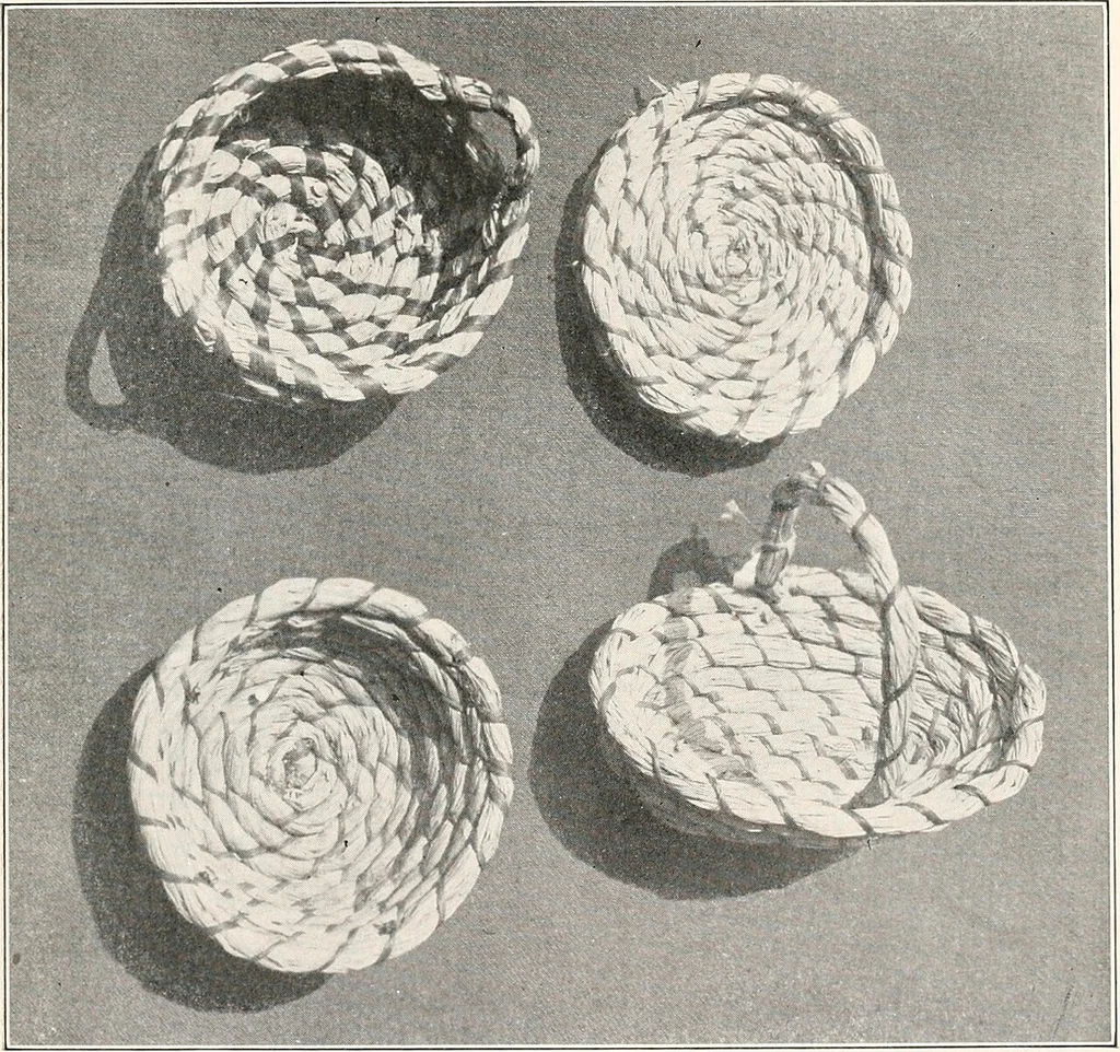 An illustration from How to make Indian and other baskets, 1903, leaf 38