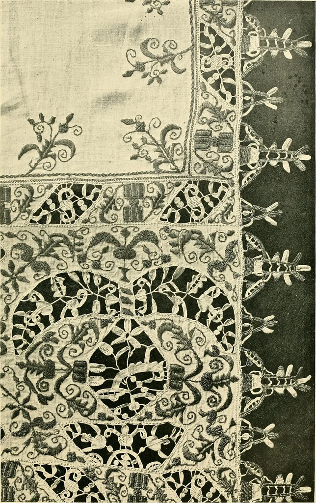 An illustration from History of lace, 1902, leaf 44
