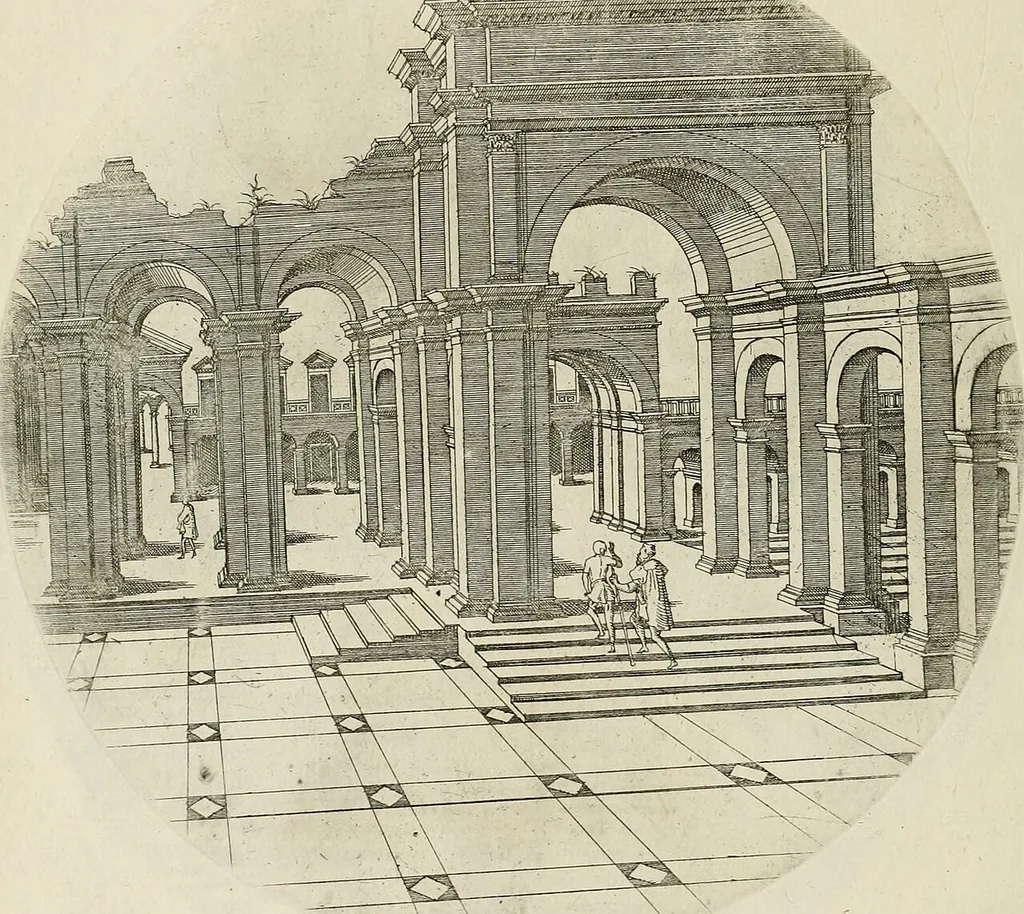 An illustration from (Six suites of engravings), 1549, leaf 183