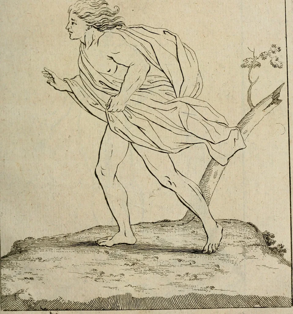 An illustration from Des vortreflichen Florentinischen Mahlers Lionardo da Vinci höchst-nützlicher Tractat von der Mahlerey : aus dem Italiänischen und Frantzöischen in das Teutsche übersetzet : auch nach dem Original mit vielen Kupfern und saubern Holtzschnitten versehen : und mit beygefügten Leben des Auctoris zum Druck befördert, 1747, leaf 66