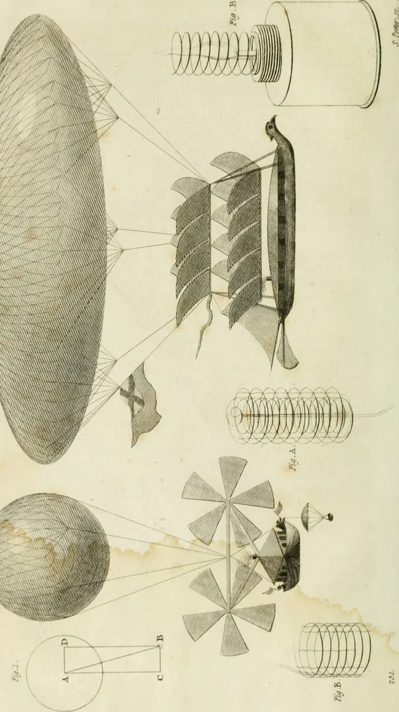 An illustration from The Philosophical magazine; a journal of theoretical, experimental and applied physics, 1798, leaf 37