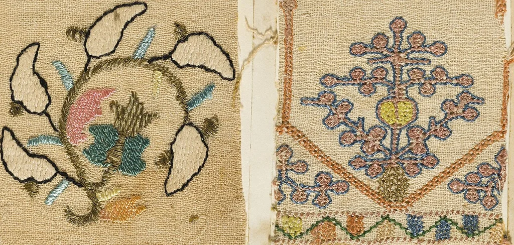 An illustration from (Embroidery sample book), 1800, leaf 14