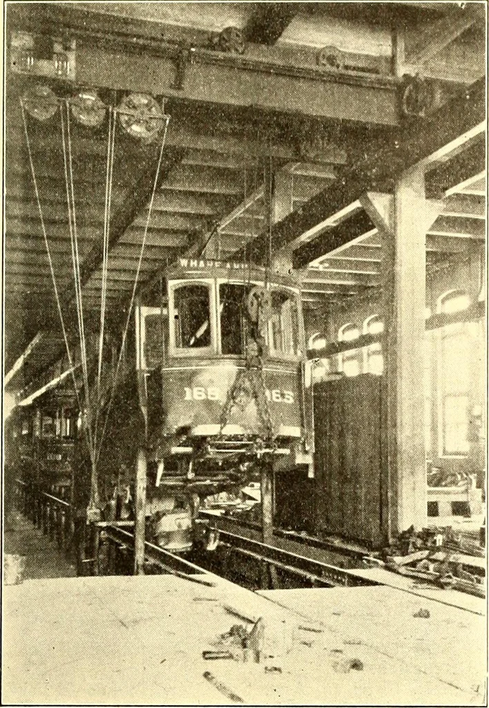 An illustration from The Street railway journal, 1884, leaf 412