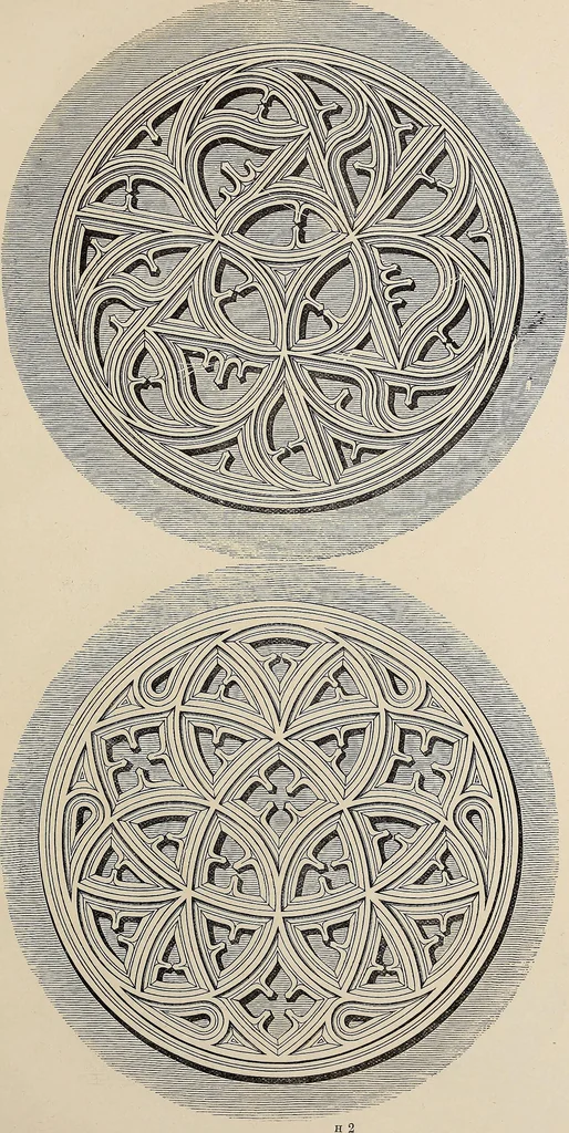 An illustration from The power of form applied to geometric tracery : one hundred designs and their foundations resulting from one diagram, 1851, leaf 102