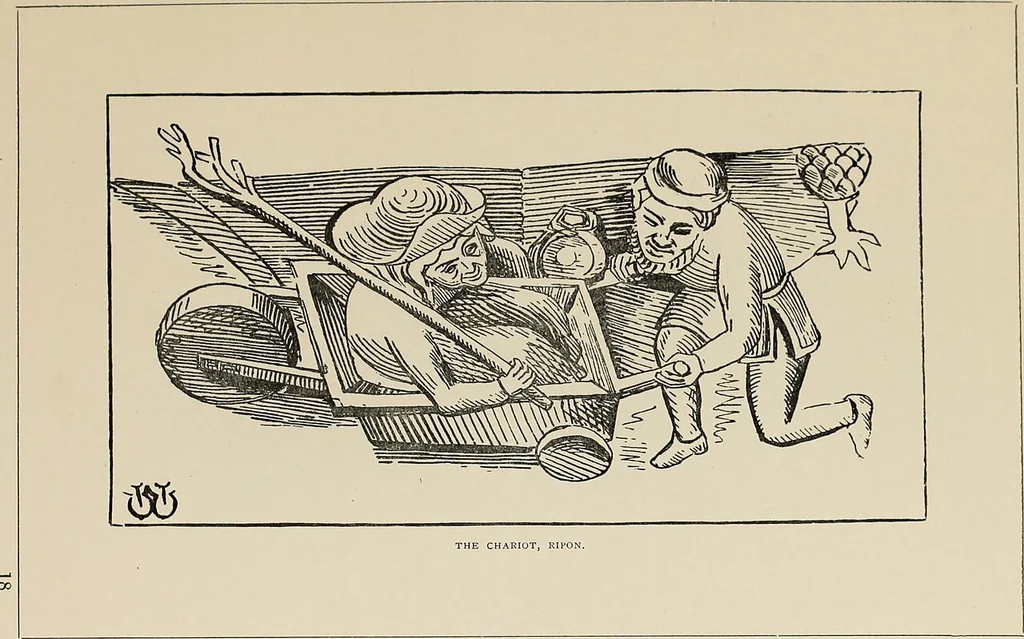 An illustration from The grotesque in church art, 1899, leaf 153