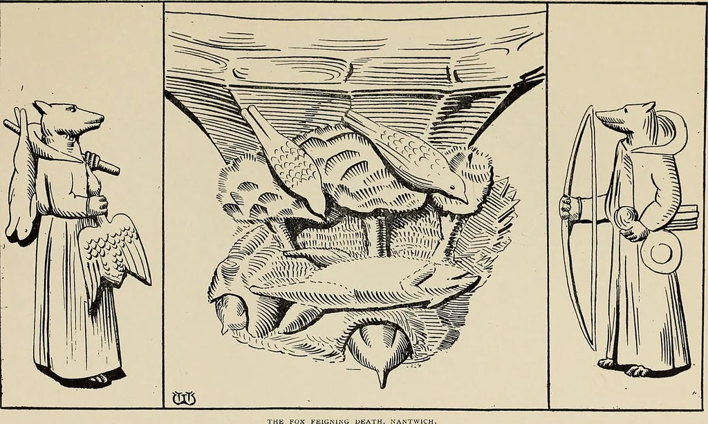 An illustration from The grotesque in church art, 1899, leaf 221