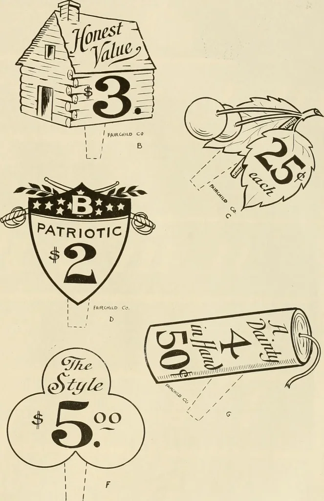 An illustration from Fairchild's rapid letterer and show-card maker, commercial alphabet construction with brush or pen, 1910, leaf 46