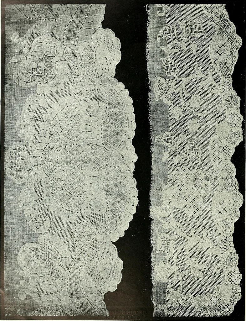 An illustration from Seven centuries of lace, 1908, leaf 153