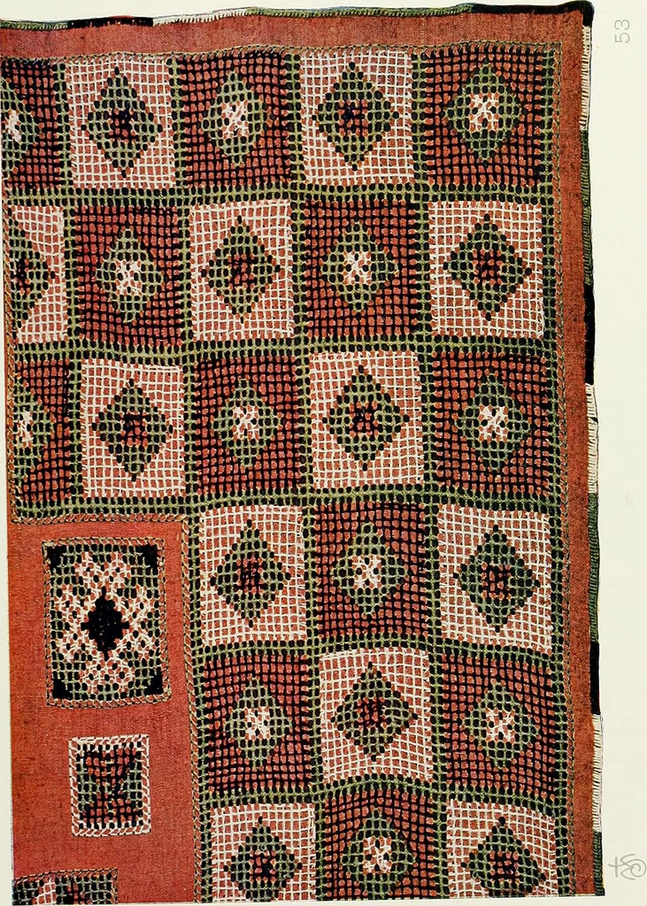 An illustration from Broderies des paysannes de Smolensk; Exécutées sous la direction de la Princesse Marie Ténichev, 1900, leaf 110