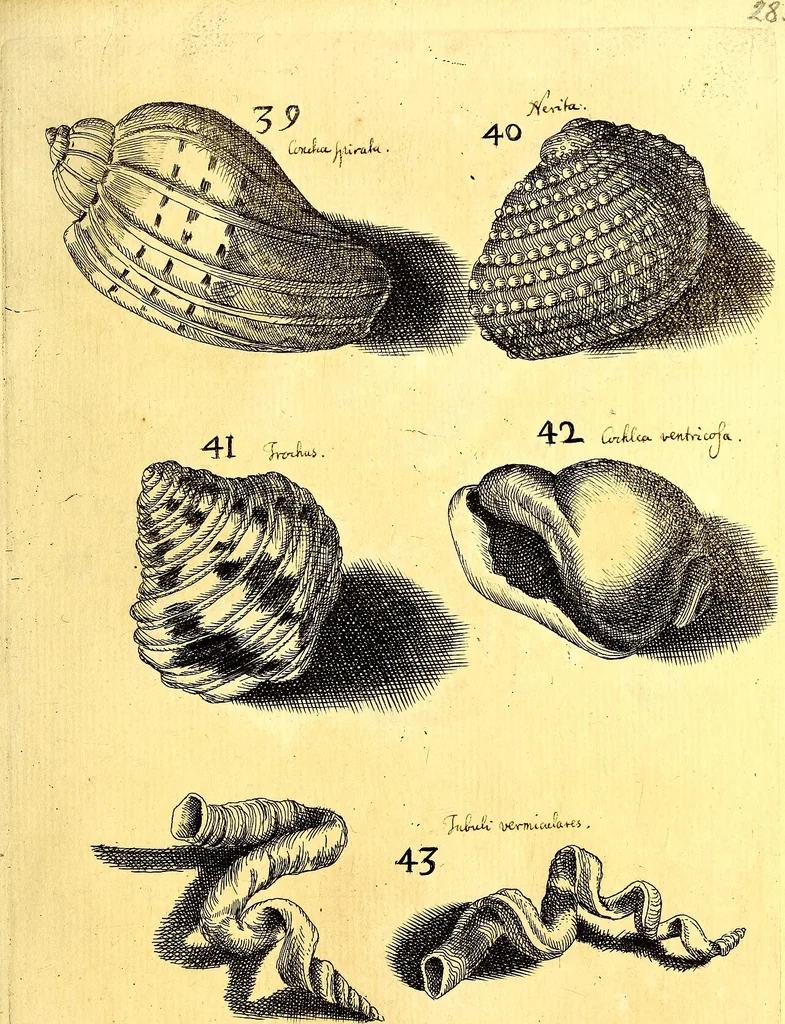 An illustration from Obseruationes circa viuentia, quæ in rebus non viuentibus reperiuntur : Cum micrographia curiosa siue Rerum minutissimarum obseruationibus, quæ ope microscopij recognitæ ad viuum exprimuntur : his accesserunt aliquot animalium testaceorum icones non antea in lucem editæ : omnia curiosorum naturæ exploratorum vtilitati & iucunditati expressa & oblata, 1691, leaf 396