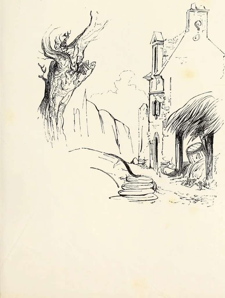 An illustration from The progressive drawing-book : containing a series of easy and comprehensive lessons for drawing landscape, architecture, the human figure, shipping, and animals, &c. without the aid of a master : also, a complete treatise on perspective, with nearly three hundred engravings, 1853, leaf 82