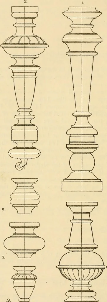 An illustration from Handbook of ornament; a grammar of art, industrial and architectural designing in all its branches, for practical as well as theoretical use, 1900, leaf 246