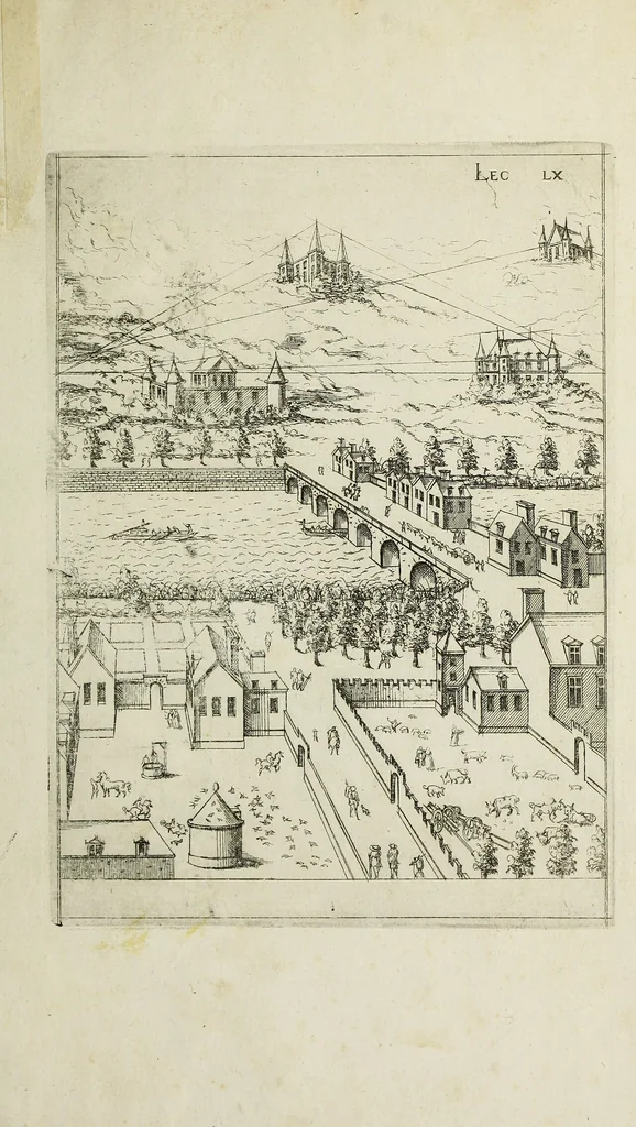 An illustration from Leçons de perspective positive, 1576, leaf 146