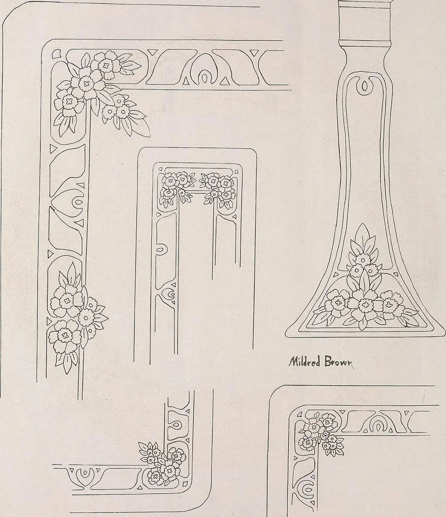 An illustration from Keramic studio, 1899, leaf 119