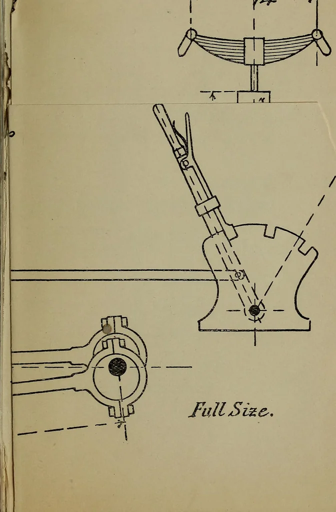 An illustration from Model engine construction, with practical instructions to artificers and amateurs, 1894, leaf 404
