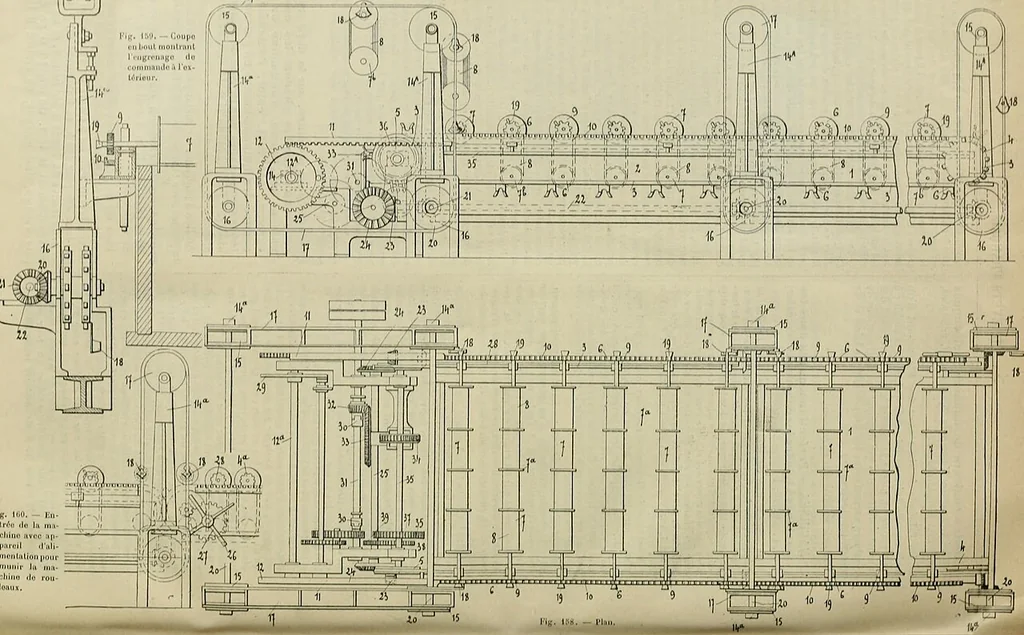 An illustration from Revue générale des mati`eres colorantes et des industries qui s'y rattachent, 1908, leaf 439