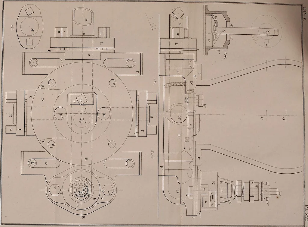 An illustration from A manual of elementary geometrical drawing, involving three dimensions. Designed for use in high schools, academies, engineering schools, etc. : and for the self-instruction of inventors,artizans, etc. ... In five divisions .., 1867, leaf 166
