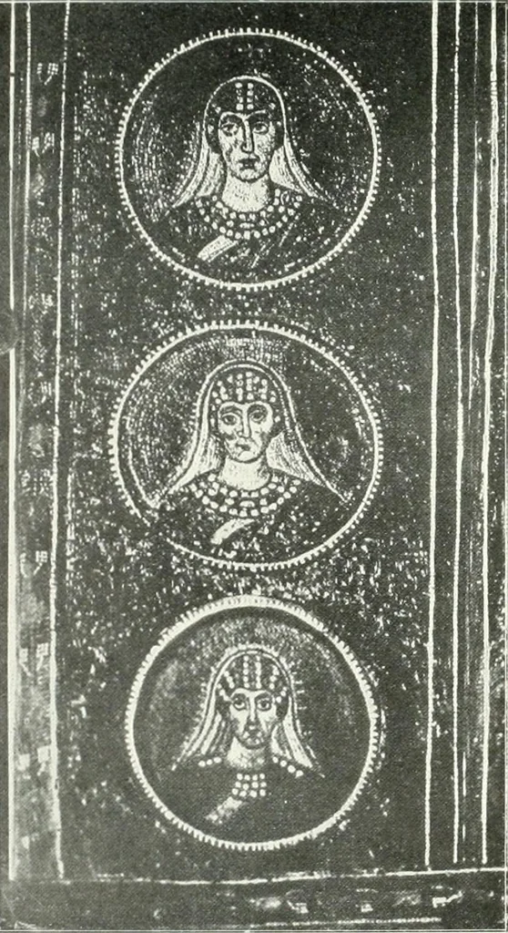 An illustration from Die Wandmosaiken von Ravenna, 1912, leaf 408