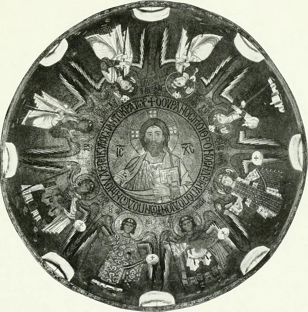 An illustration from Die Wandmosaiken von Ravenna, 1912, leaf 442