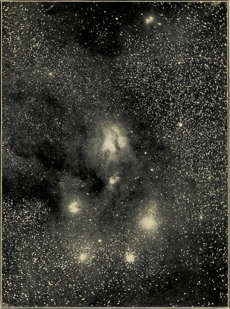 An illustration from Astronomy and the Bible;, 1919, leaf 165