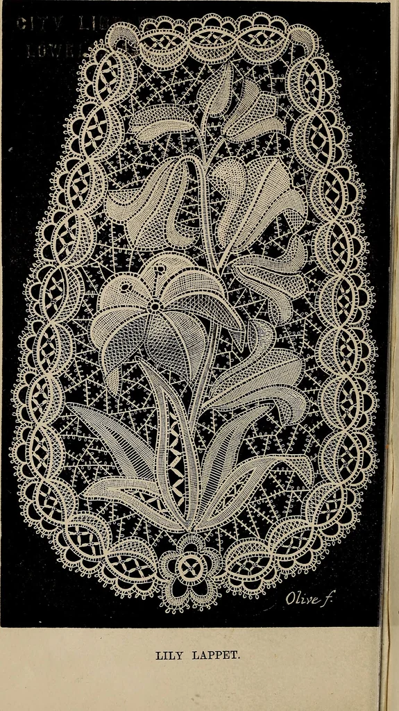 An illustration from The Honiton lace book, 1875, leaf 5