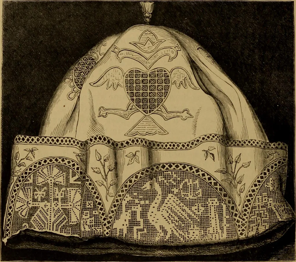 An illustration from History of lace, 1902, leaf 193