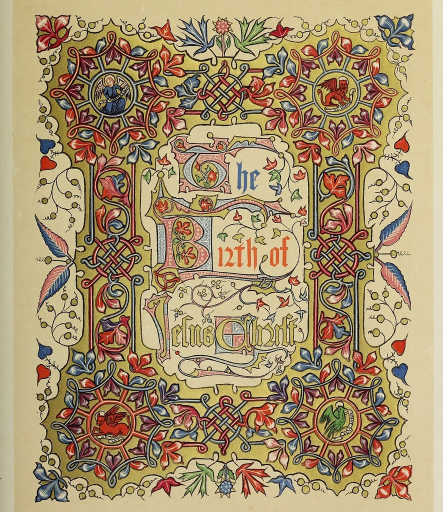 An illustration from A Christmas carol, 1873, leaf 20