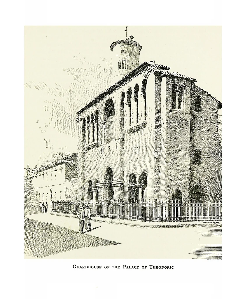 An illustration from Ravenna, a study, 1913, leaf 180