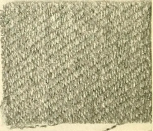 An illustration from A manual of weave construction; a systematic arrangement and explanation of the foundation and derivative weaves for harness looms, 1903, leaf 81