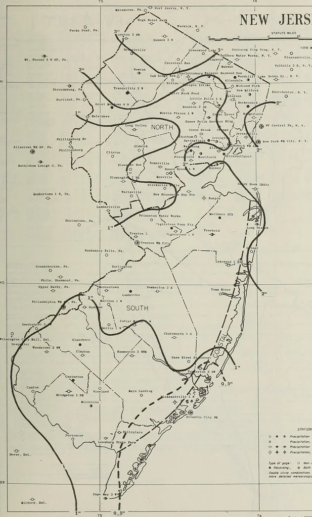 An illustration from Climatological data, New Jersey, 1897, leaf 220