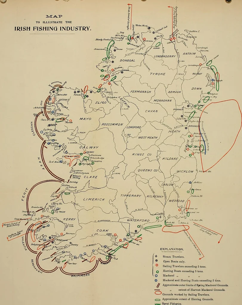 An illustration from Ireland; industrial and agricultural, 1902, leaf 479