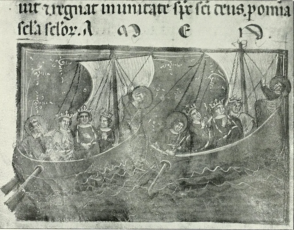 An illustration from Die Wandmosaiken von Ravenna, 1912, leaf 330