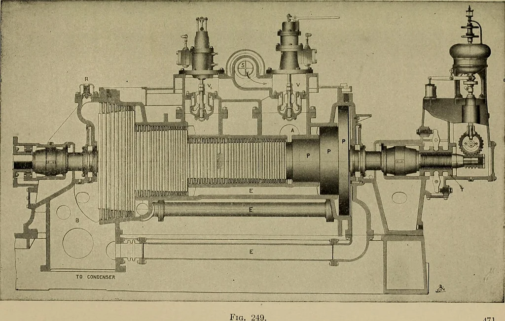 An illustration from The steam-engine and other heat-motors, 1909, leaf 492
