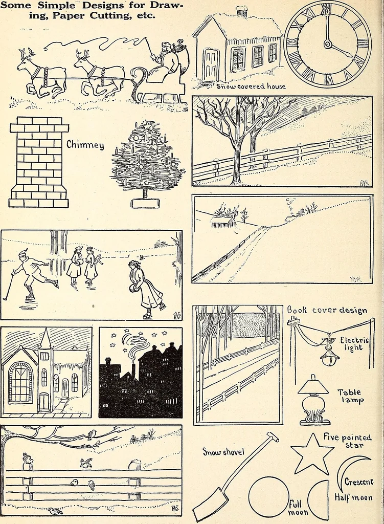 An illustration from The Kindergarten-Primary Magazine, 1913, leaf 135
