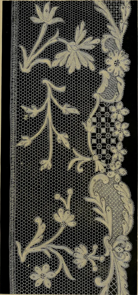 An illustration from History of lace, 1902, leaf 346