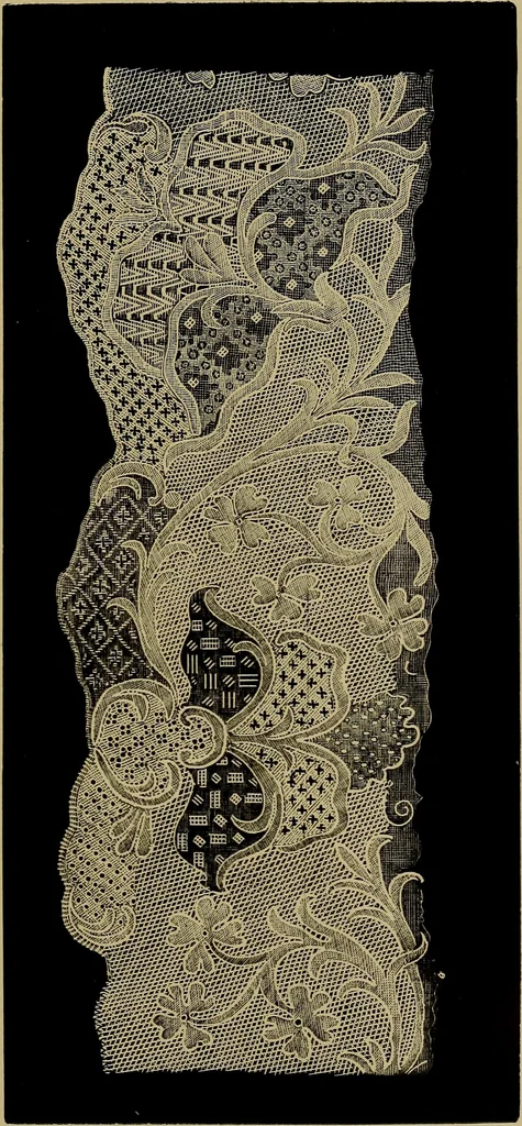 An illustration from History of lace, 1902, leaf 452