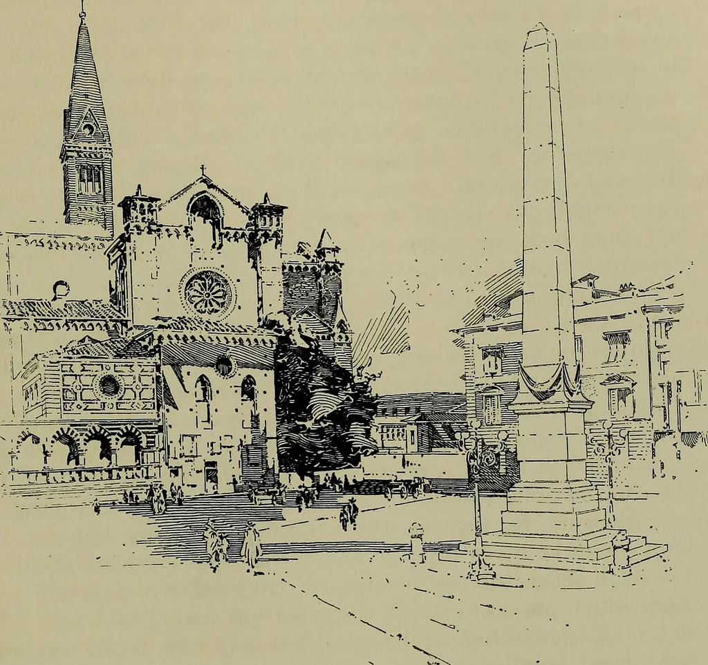 An illustration from The builders of Florence, 1907, leaf 242
