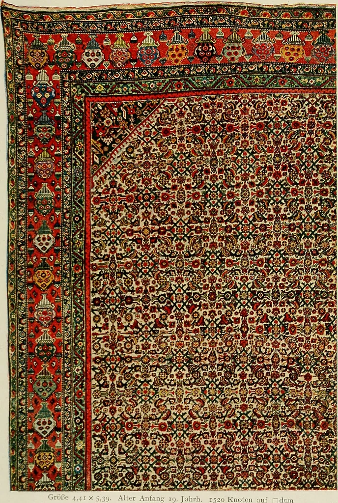 An illustration from Meisterstücke orientalischer Knüpfkunst, 1921, leaf 62