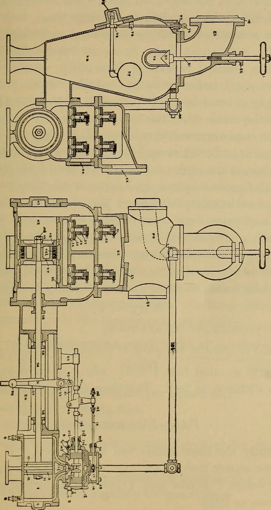 An illustration from The steam-engine and other heat-motors, 1909, leaf 50