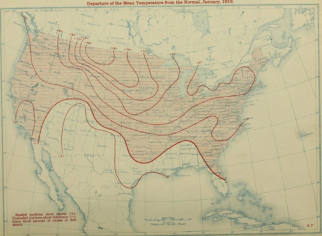 An illustration from Climatological data, Missouri, 1897, leaf 7