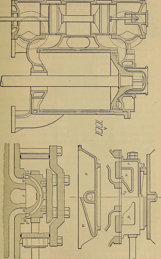 An illustration from The steam-engine and other heat-motors, 1909, leaf 372