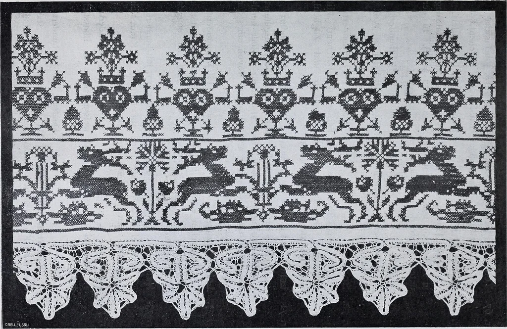An illustration from Textilsammlung Iklé Katalog. Industrie- u. Gewerbemuseum St. Gallen, 1908, 1908, leaf 24